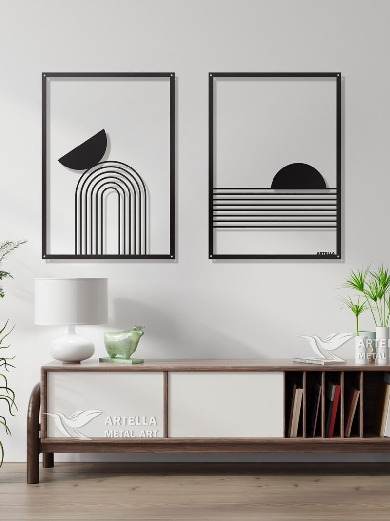 Rainbow and Sunset - 100cm x 60cm