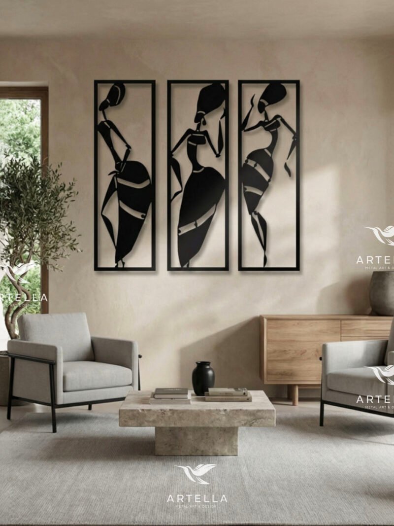 African woman dance 2 - 70cm x 60cm